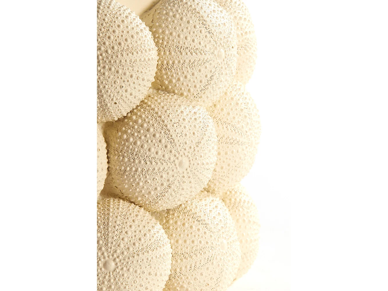 Vase OURSIN - Ø25x40cm - Blanc