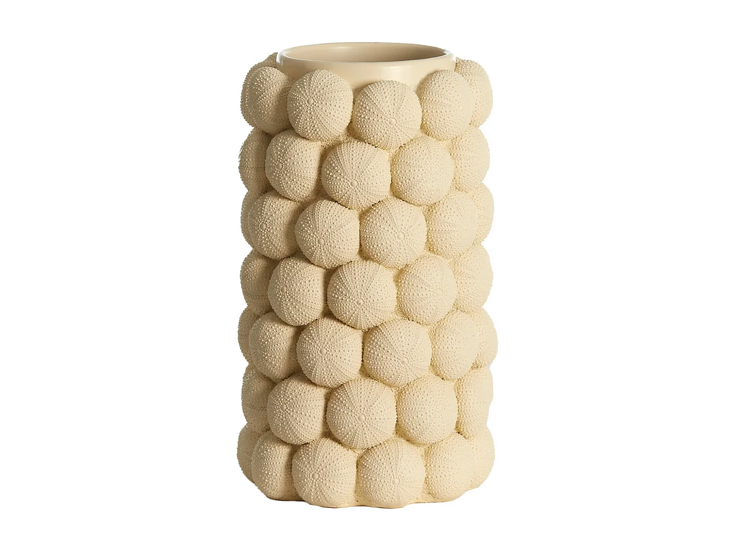 Vase OURSIN - Ø19x32,5cm - Blanc