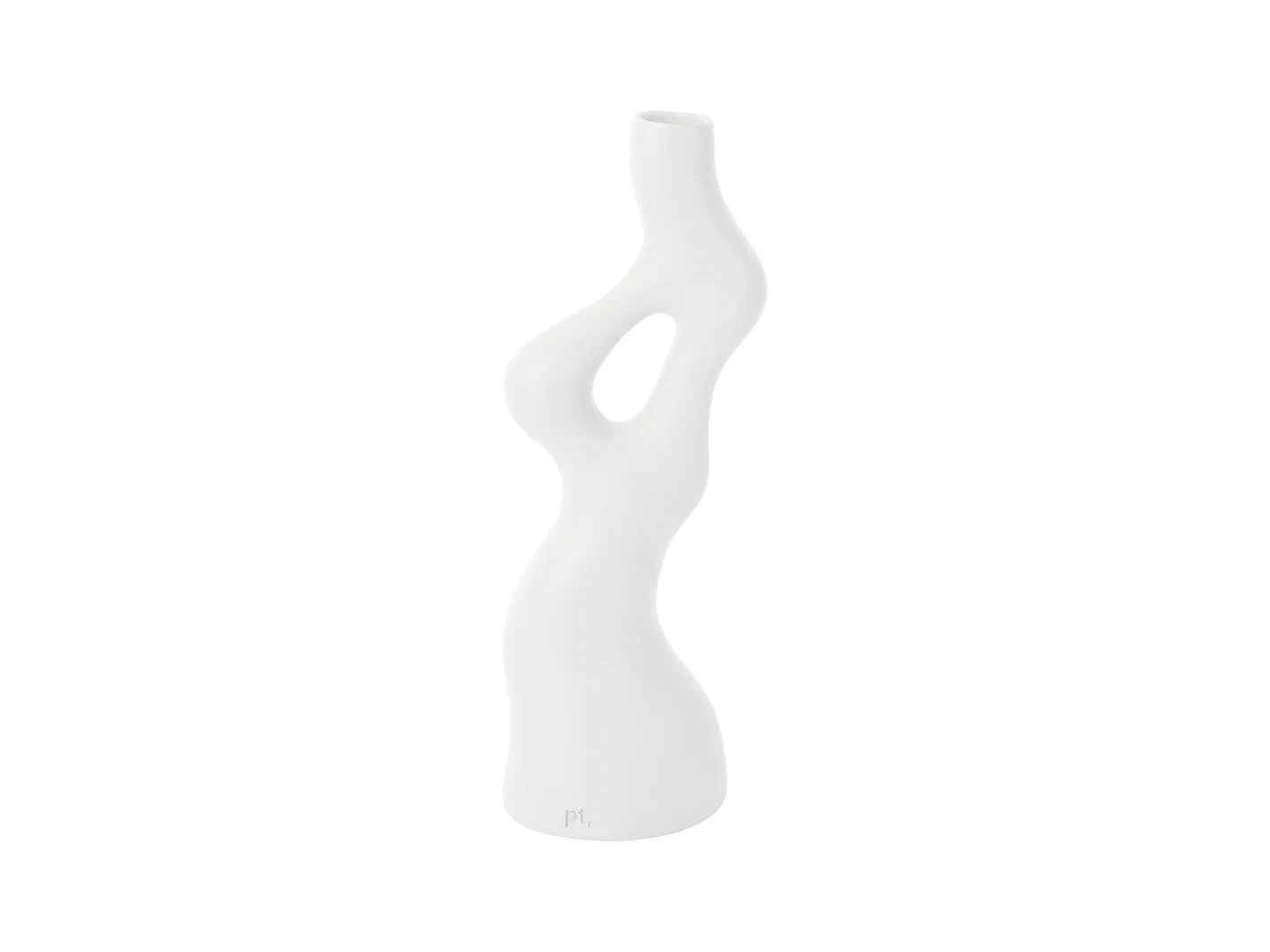 Vase Tourbillons Organiques - Blanc