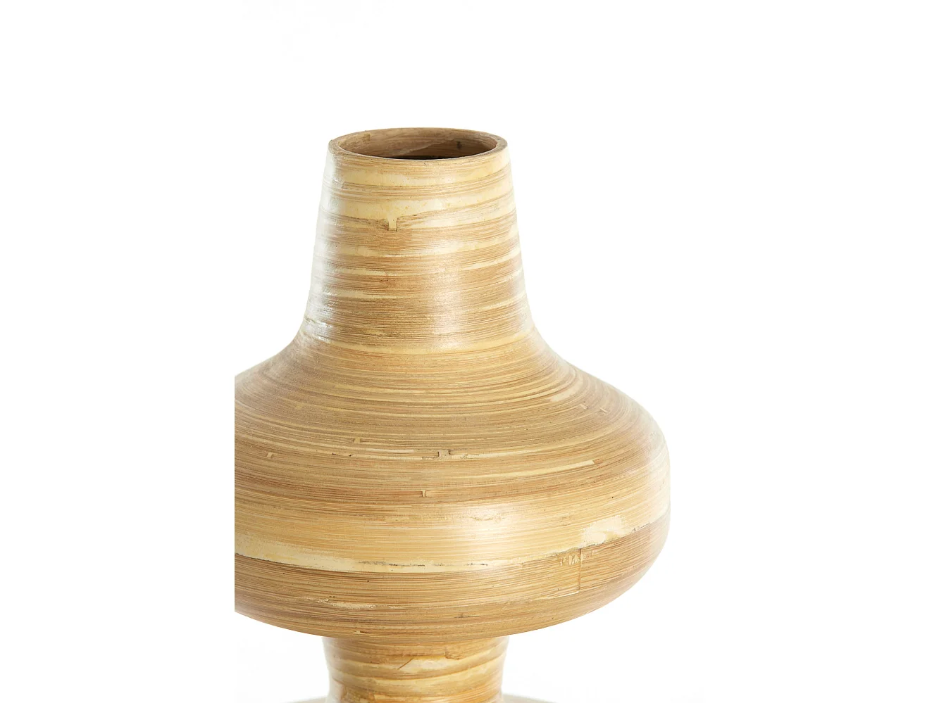 Vase CAMELEA - Ø26x52cm - Marron