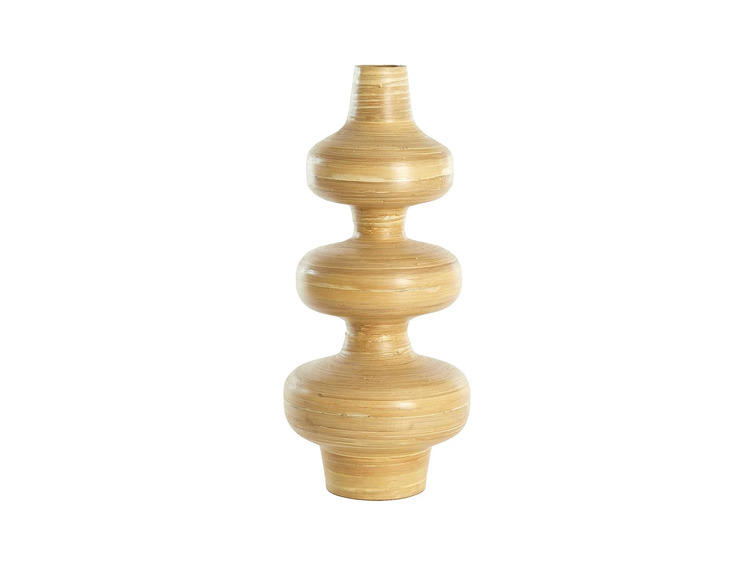Vase CAMELEA - Ø26x52cm - Marron