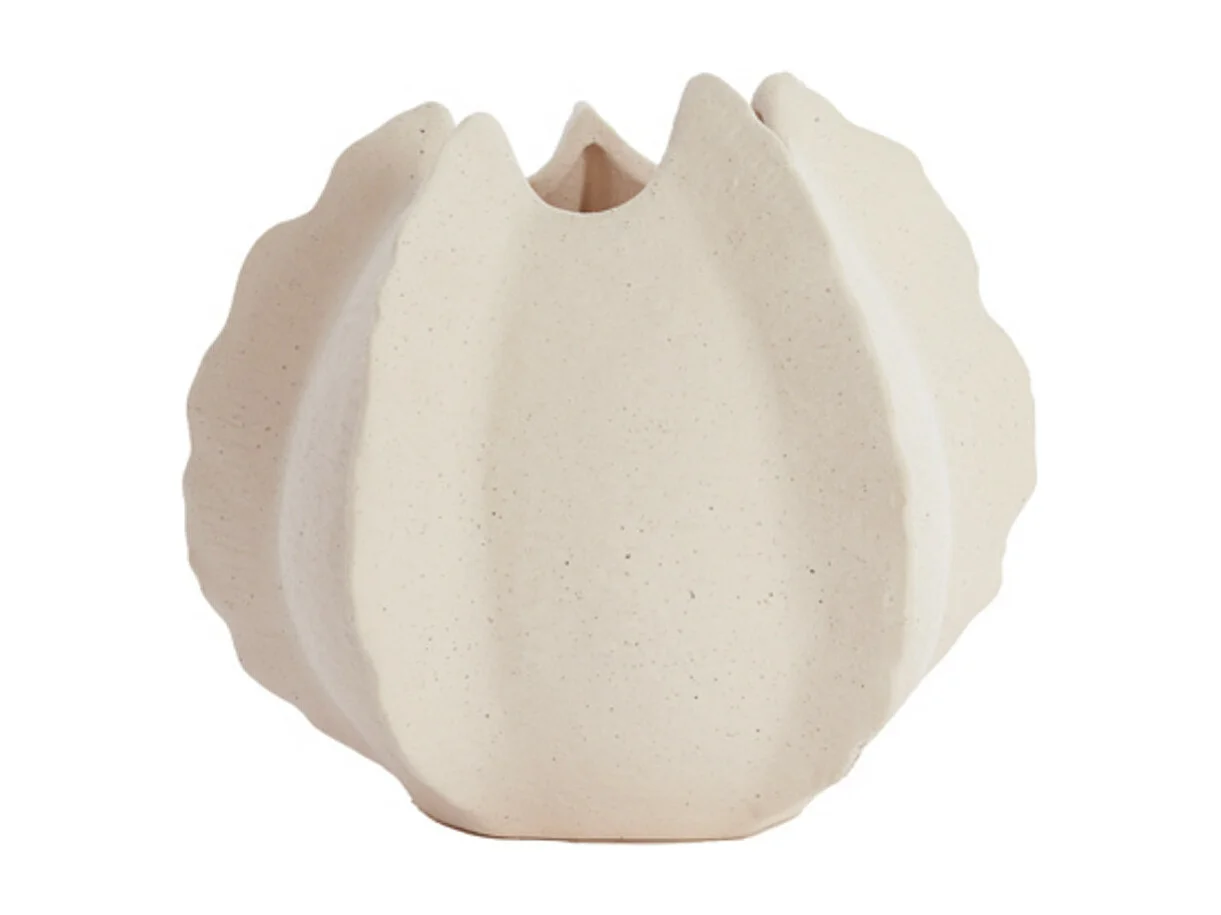 Vase KELAPA - 26,5x26x23cm - Weiß