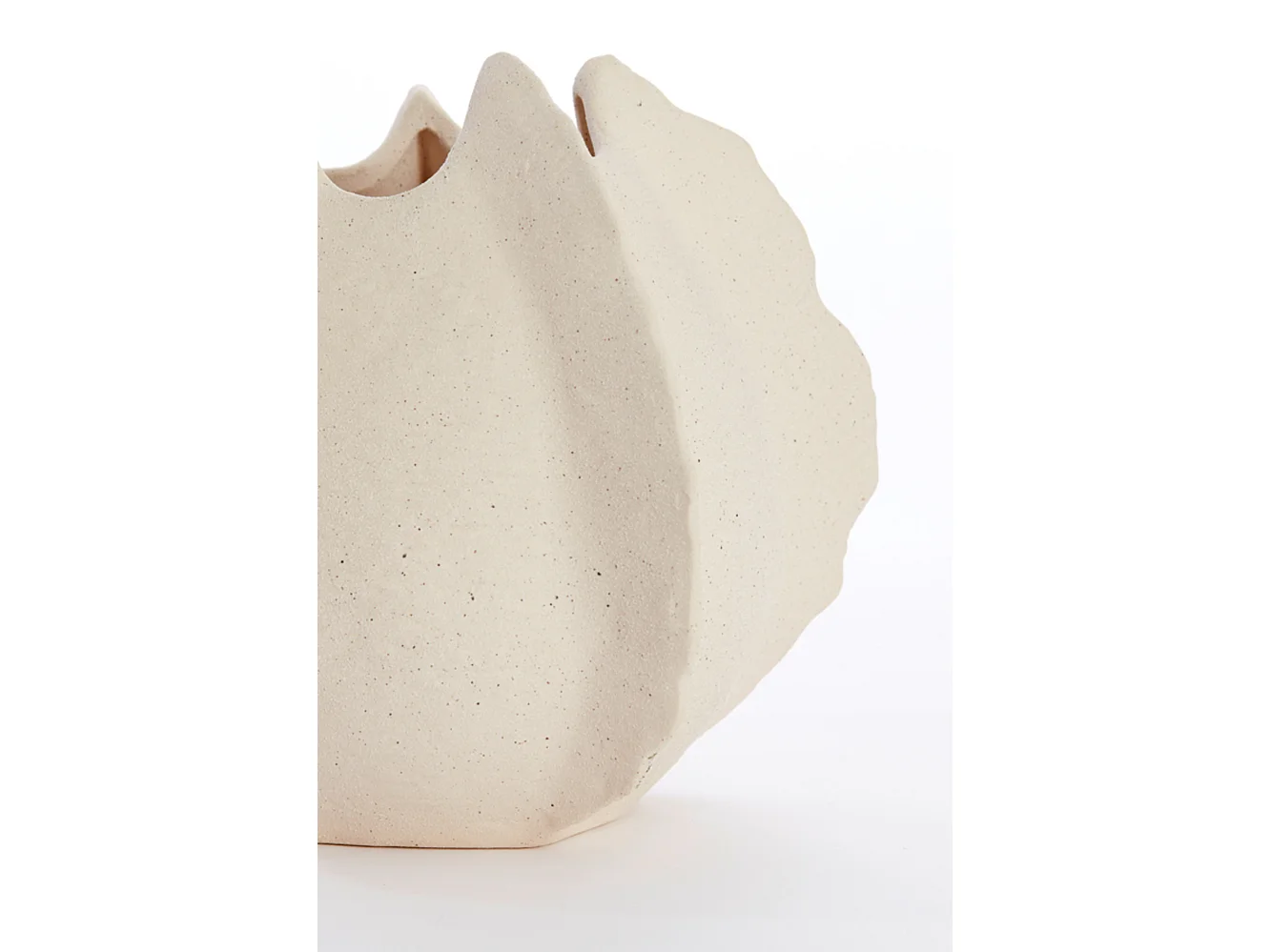 Vase KELAPA - 26,5x26x23cm - Weiß