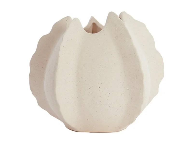Vase KELAPA - 26,5x26x23cm - Weiß