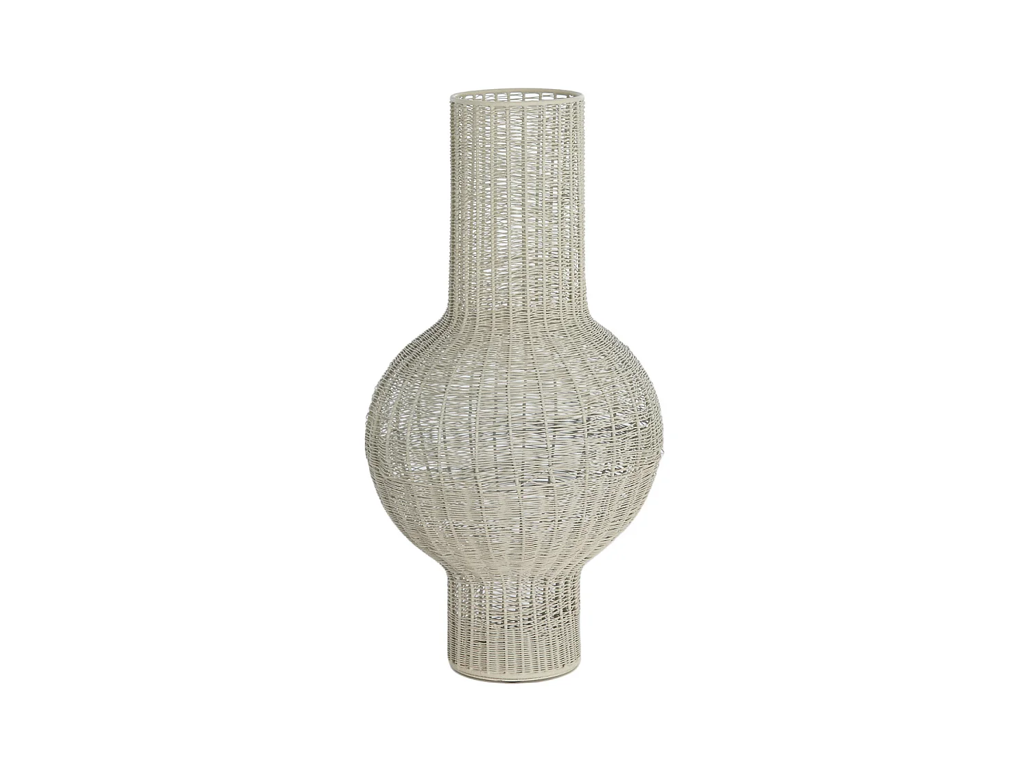 Vase COMPETA - Ø25x48cm - Blanc
