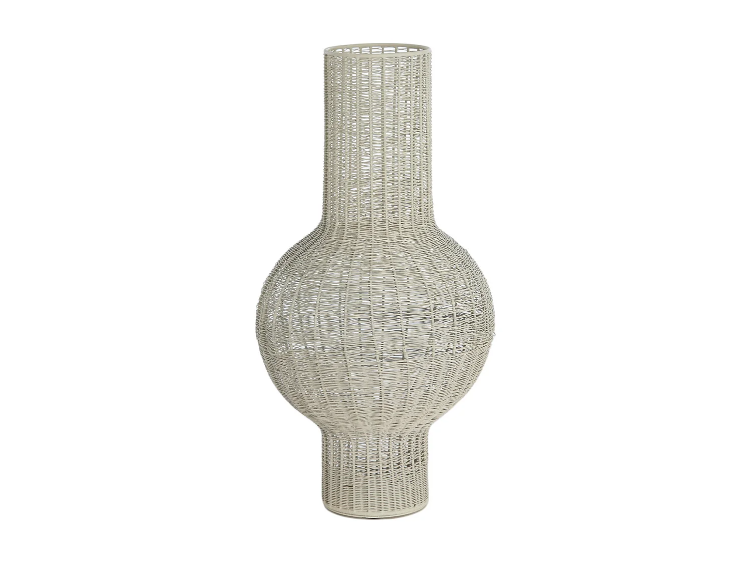 Vase COMPETA - Ø25x48cm - Blanc