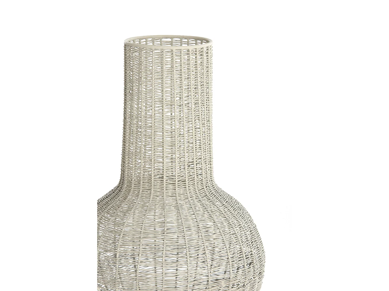 Vase COMPETA - Ø25x48cm - Blanc