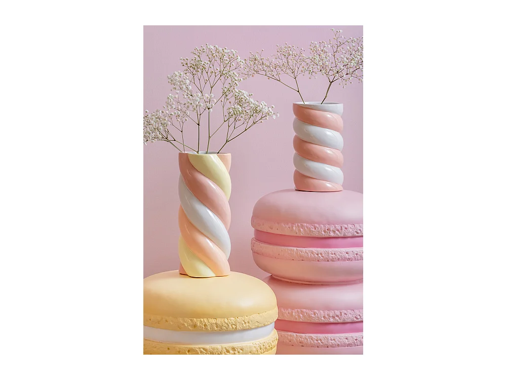 Vase Marshmallow Grand - Multicolore