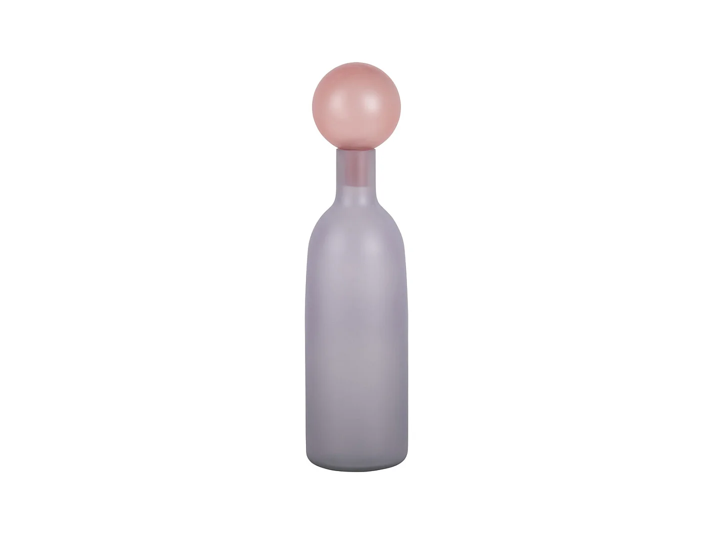 Vase Alegre Botellin - Violet doux et rose doux