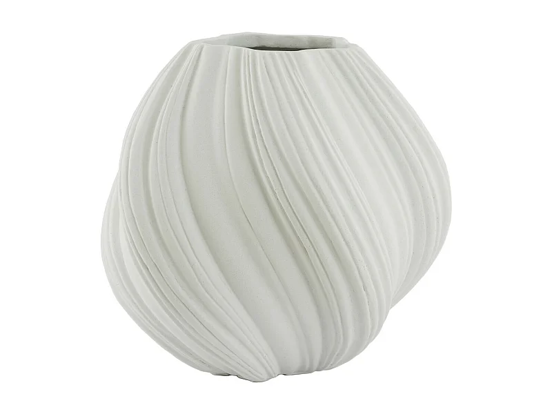 Vase YATUNG - Ø52x48cm - Blanc