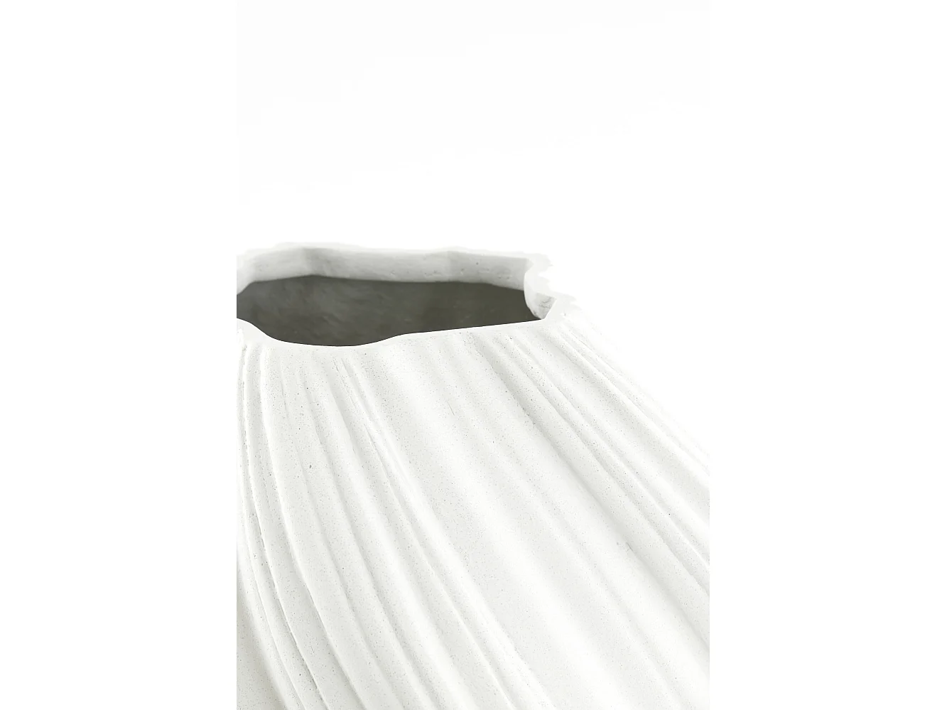 Vase YATUNG - Ø52x48cm - Blanc