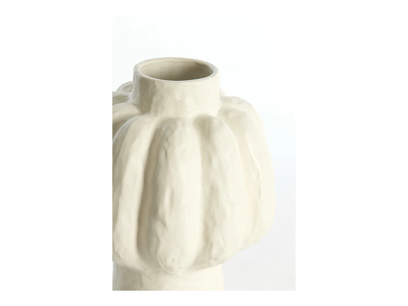 Vase ALIVERI - Ø25x29cm - Blanc