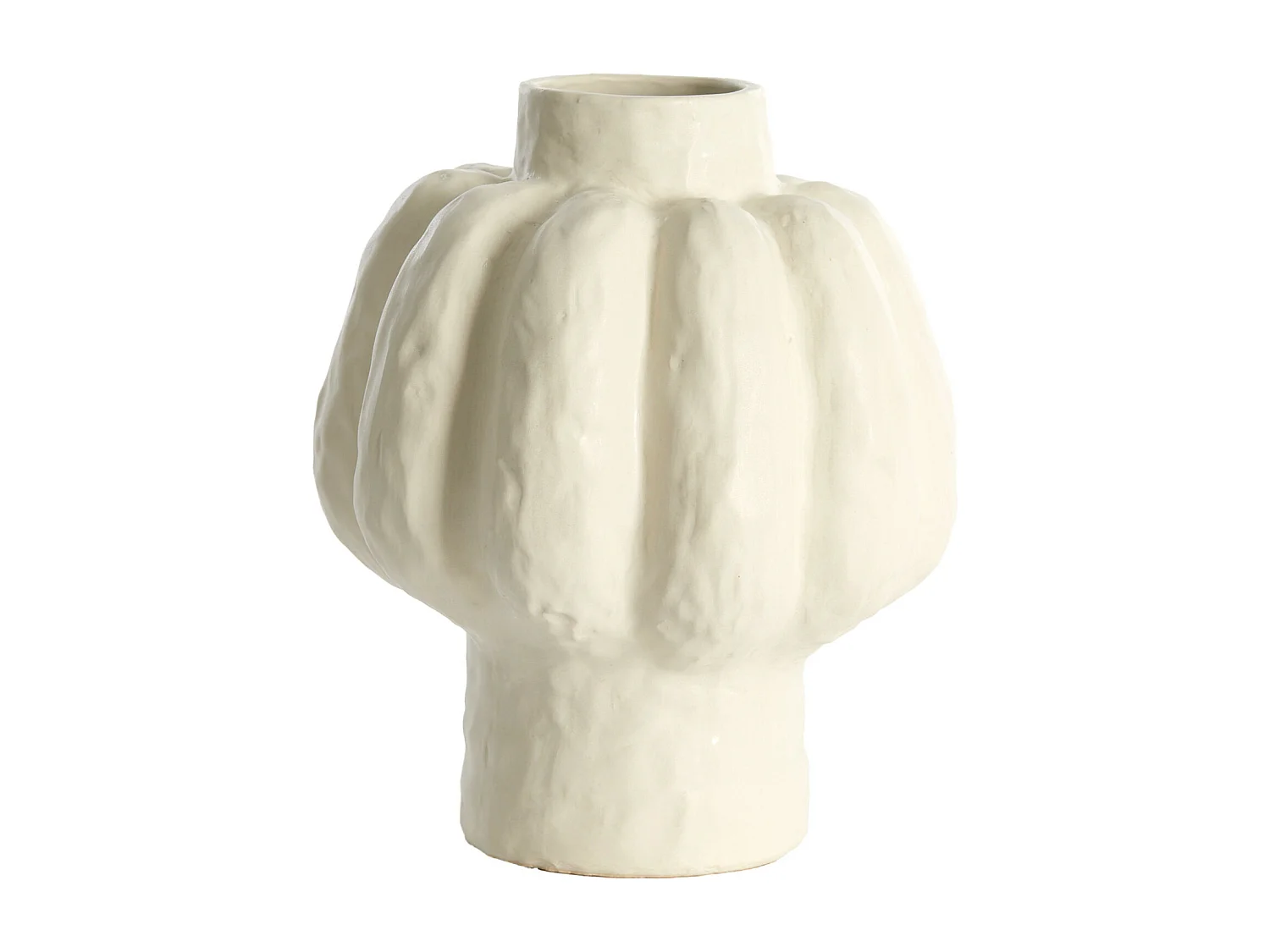 Vase ALIVERI - Ø25x29cm - Blanc