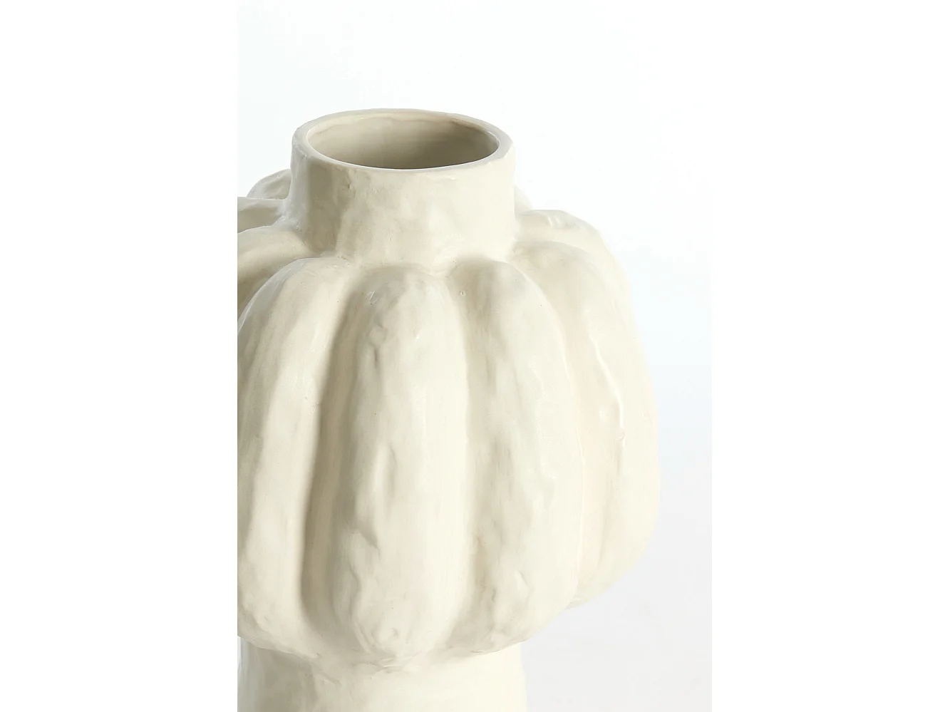 Vase ALIVERI - Ø25x29cm - Blanc