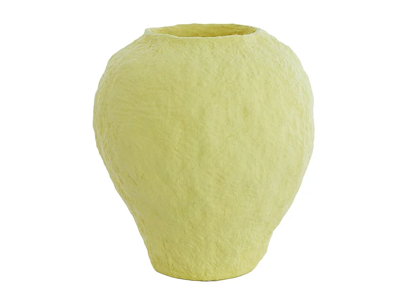 Vase PANTOJA - Ø45x50cm - Jaune