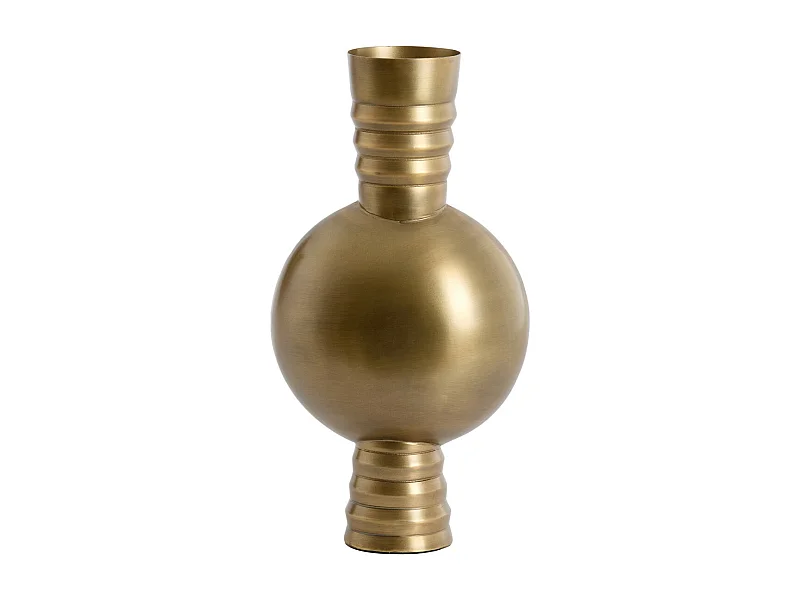 Jarrón KAVANSI - Ø14x40cm - Bronce