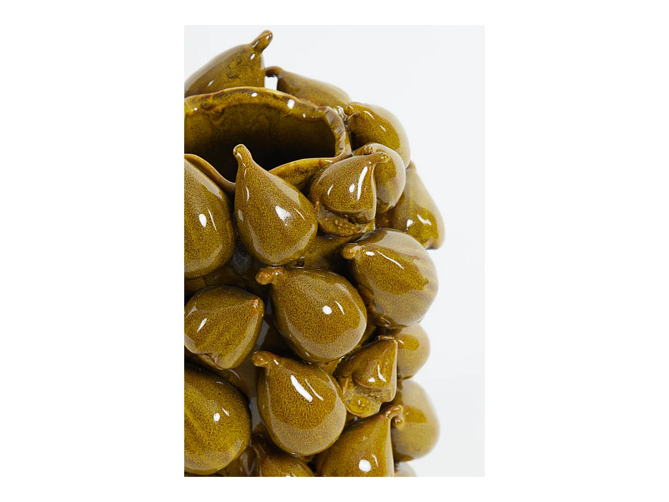 Vase NATALIA - 23,5x23x32,5cm - Jaune