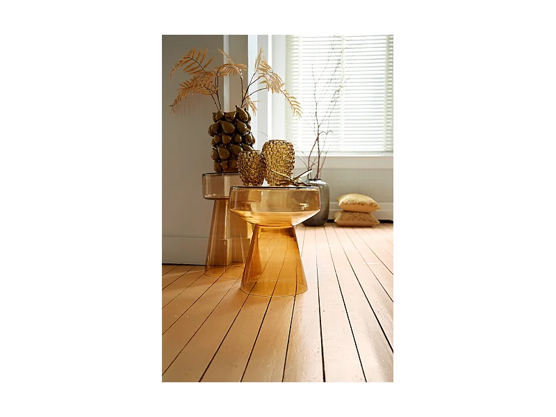 Vase NATALIA - 23,5x23x32,5cm - Jaune