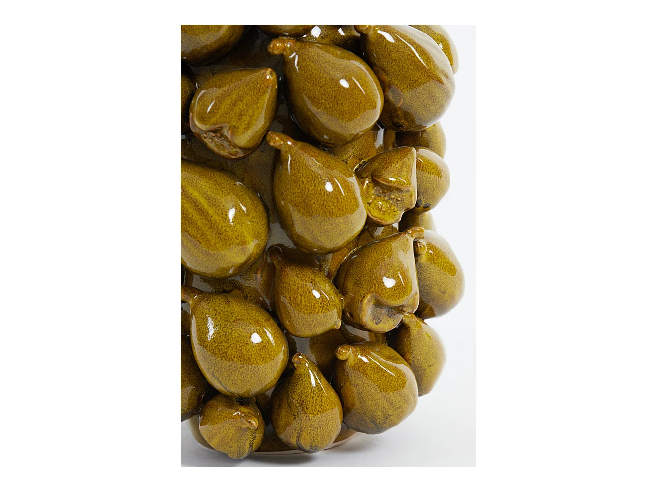 Vase NATALIA - 23,5x23x32,5cm - Jaune