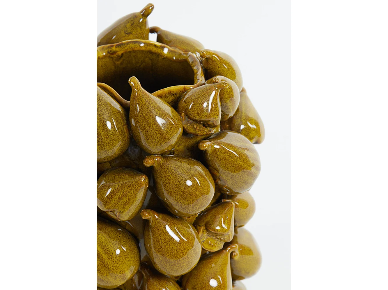 Vase NATALIA - 23,5x23x32,5cm - Jaune