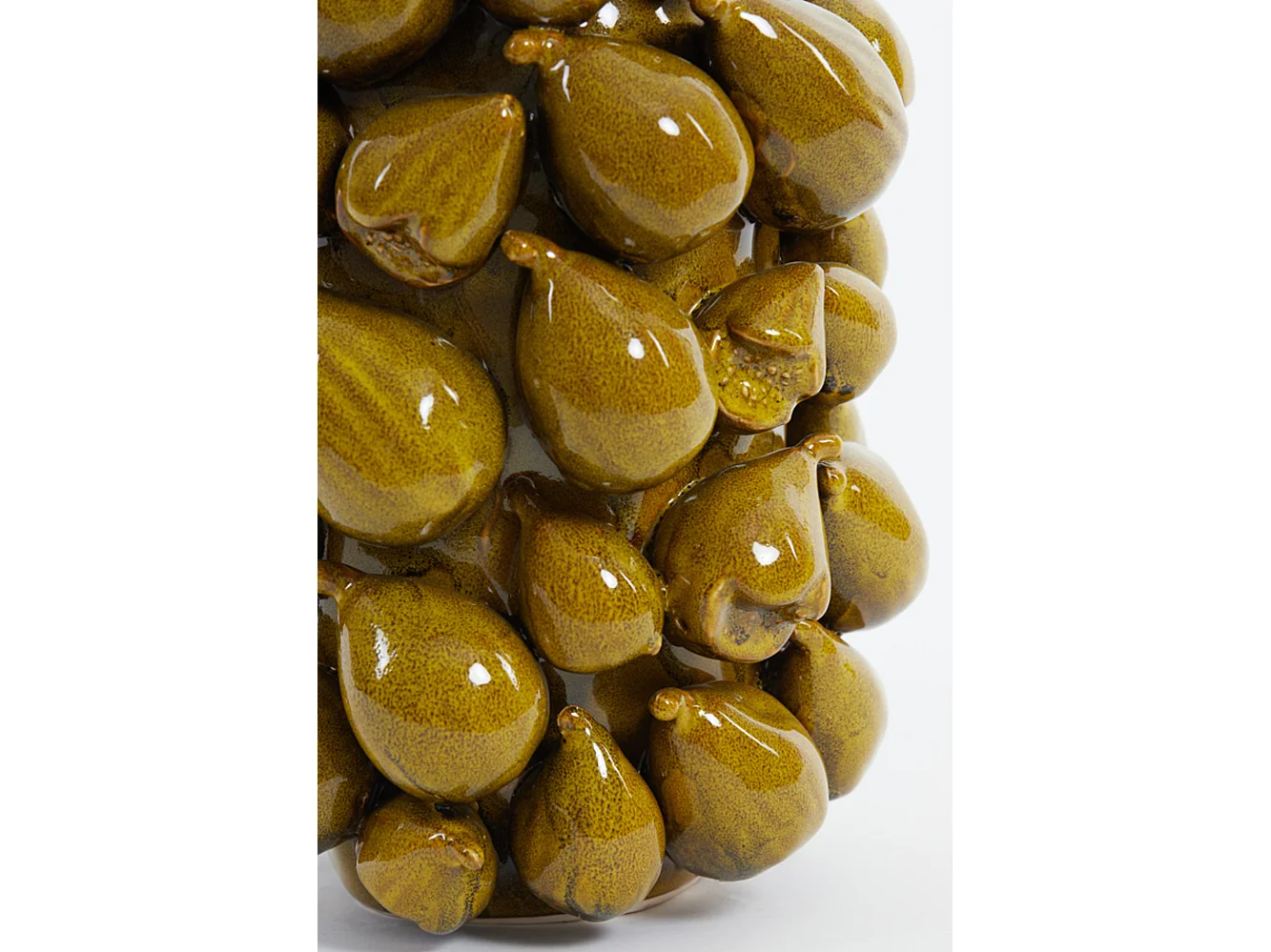 Vase NATALIA - 23,5x23x32,5cm - Jaune