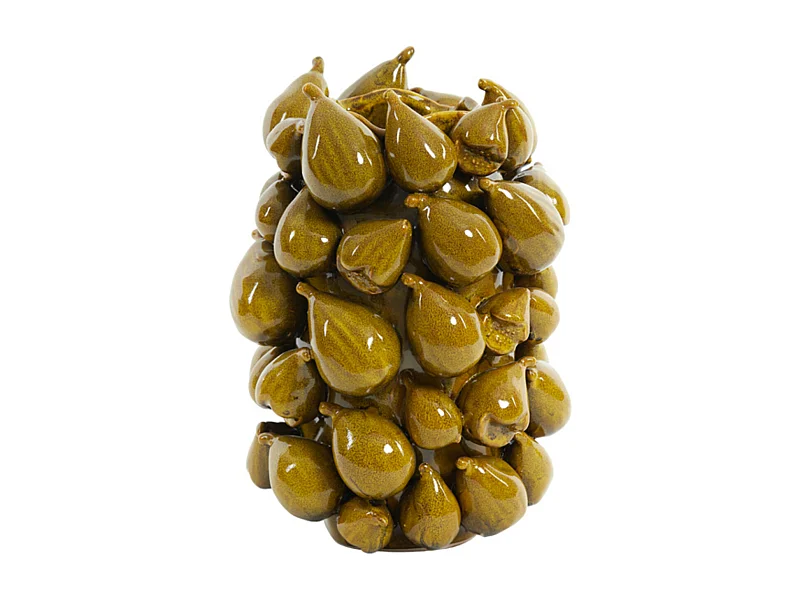 Vase NATALIA - 23,5x23x32,5cm - Jaune