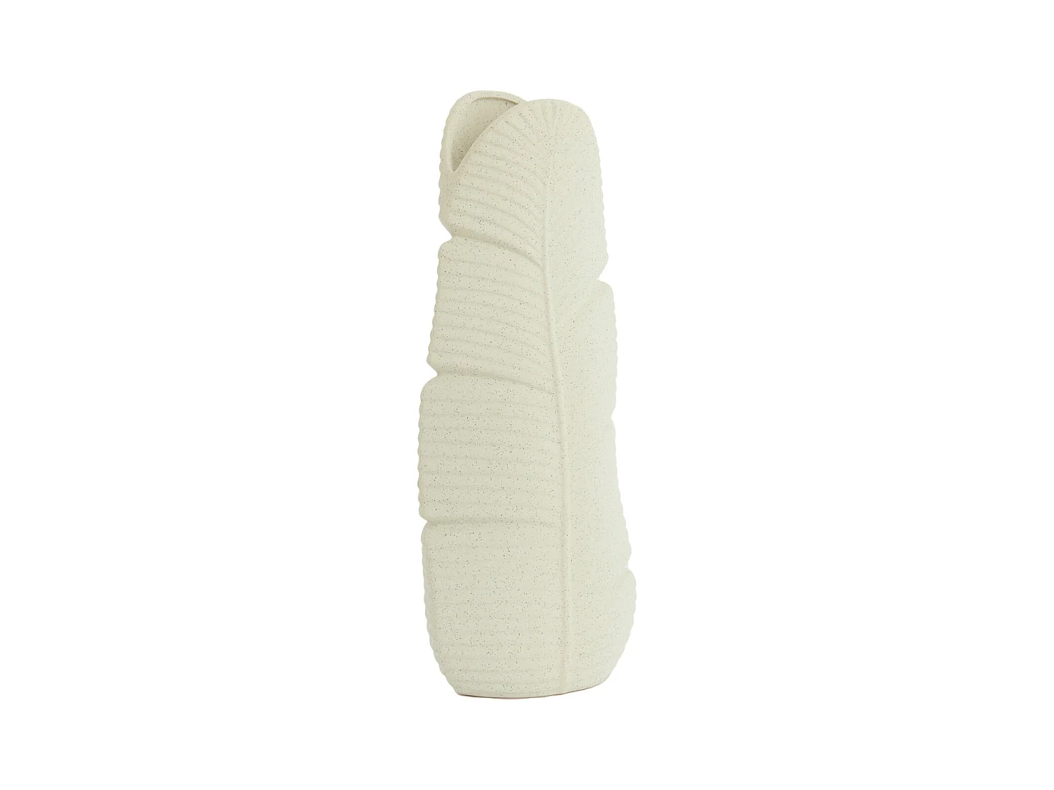 Vase LOU - 16x10x38,5cm - Weiß
