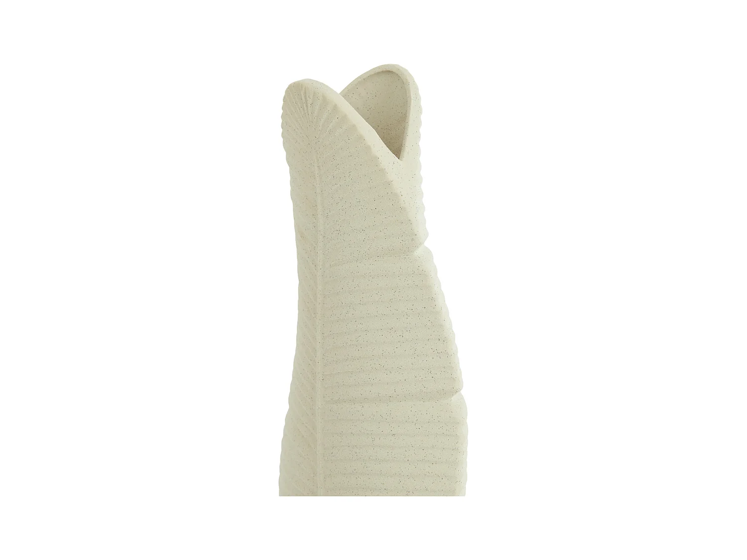 Vase LOU - 16x10x38,5cm - Weiß