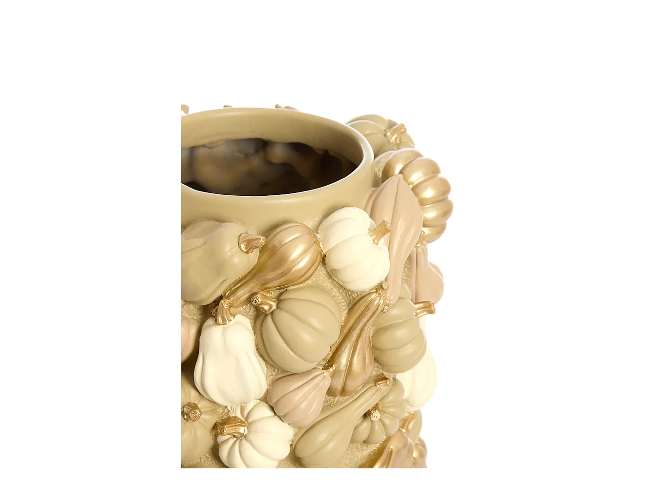 Vase CITROUILLE - Ø27,5x49cm - Marron