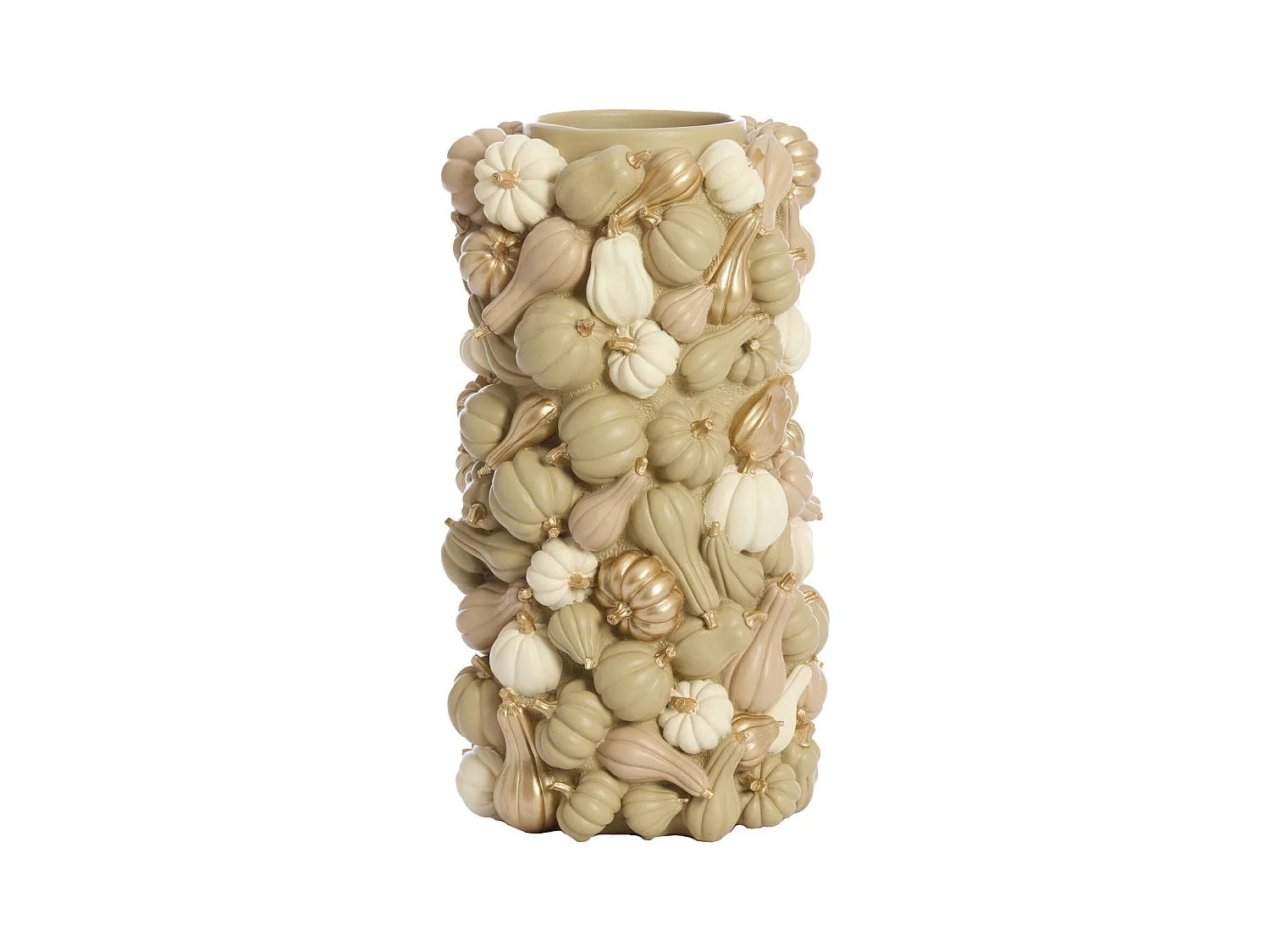 Vase CITROUILLE - Ø27,5x49cm - Marron