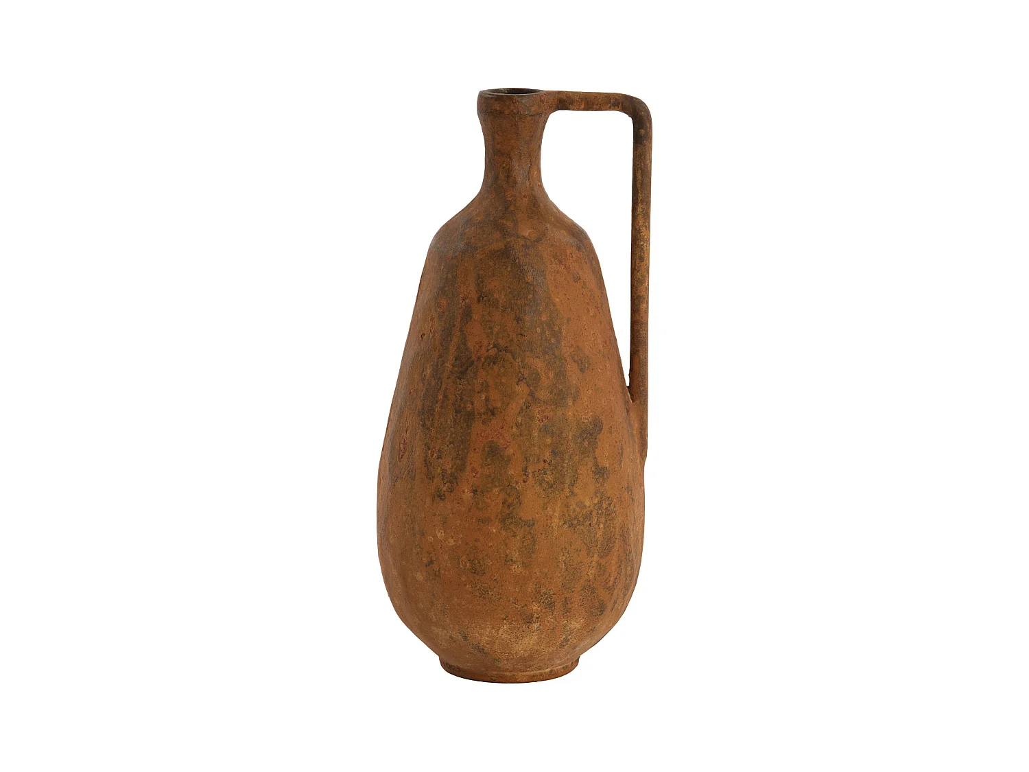 Vase OSTRA - 17x16,5x35cm - Marron