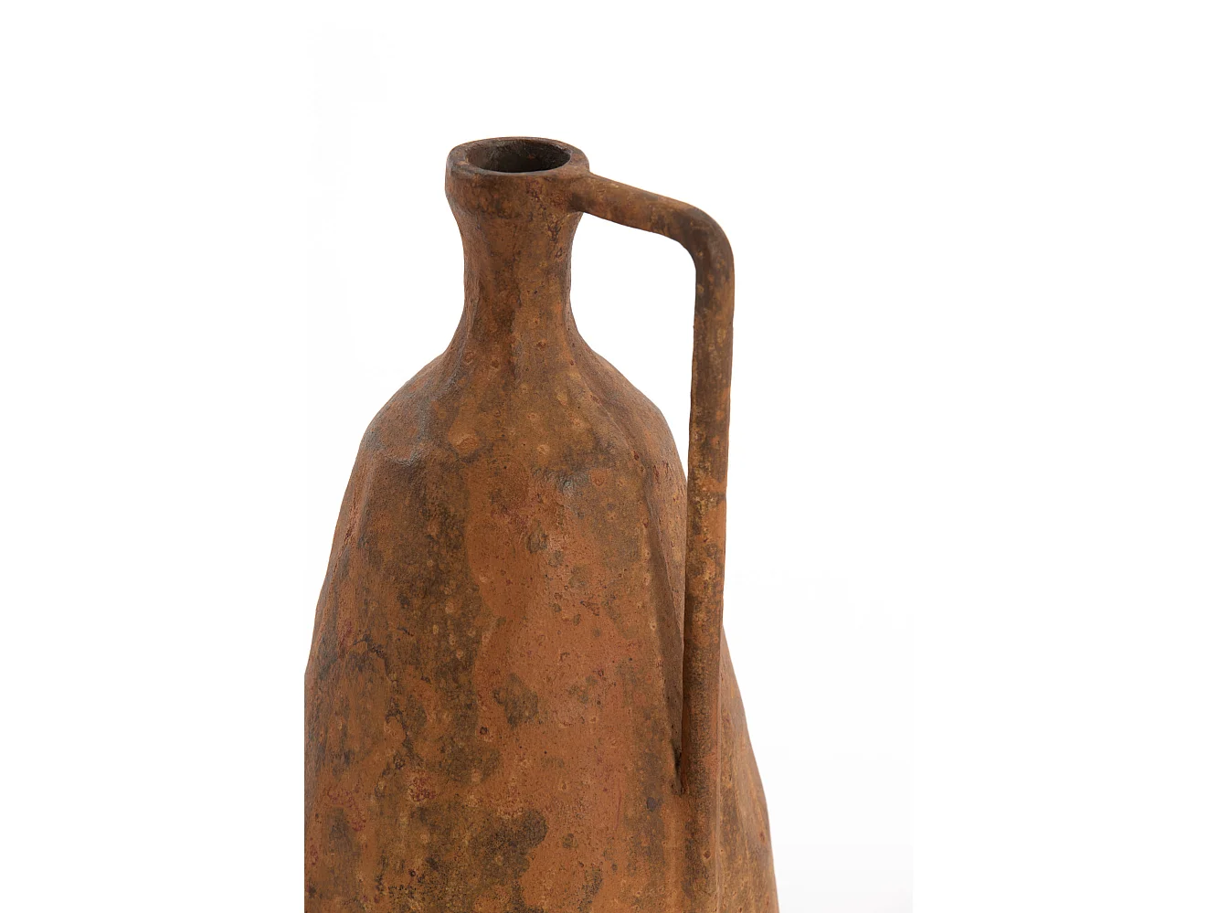 Vase OSTRA - 17x16,5x35cm - Marron