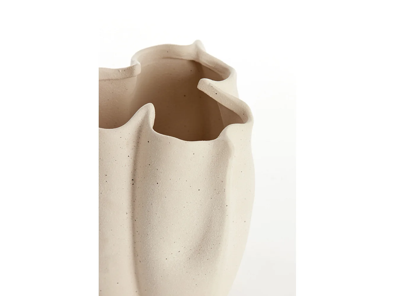 Vaas SANGULI - 15x14.5x19cm - Wit