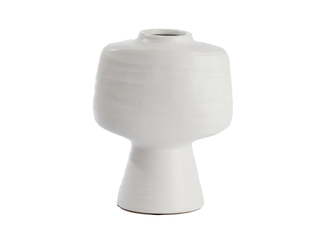 Vase GANDORO - 22,5x14,5x28,5cm - Blanc