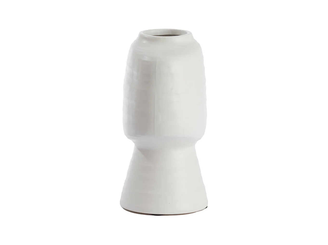 Vase GANDORO - 22,5x14,5x28,5cm - Blanc