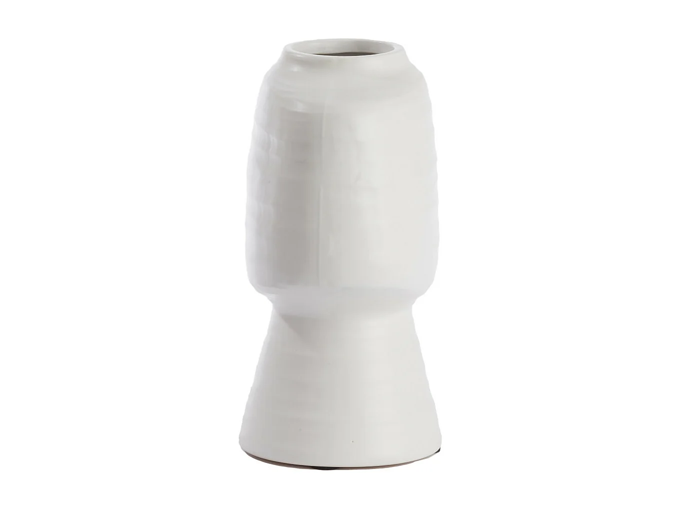 Vase GANDORO - 22,5x14,5x28,5cm - Blanc