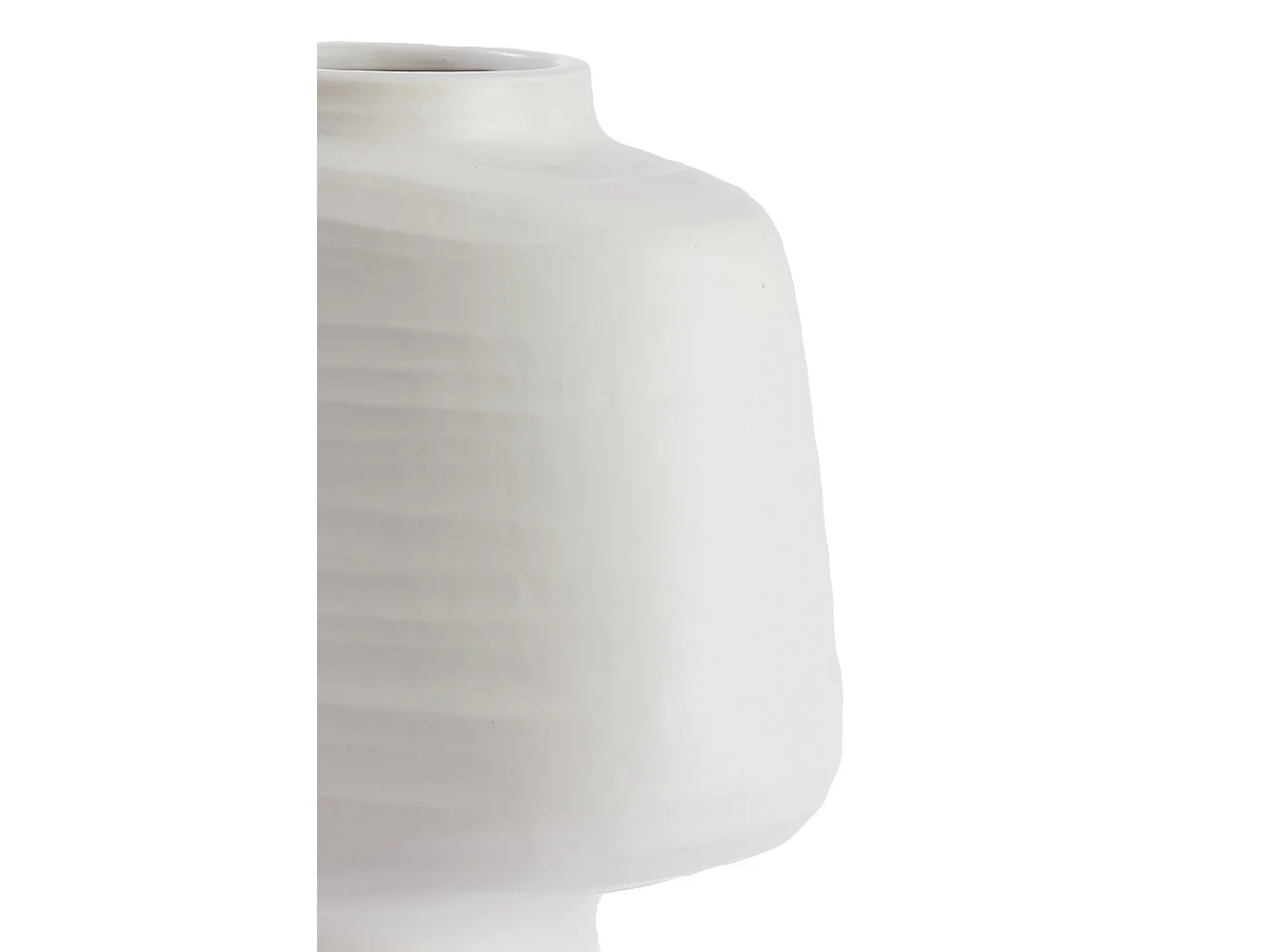 Vase GANDORO - 22,5x14,5x28,5cm - Blanc