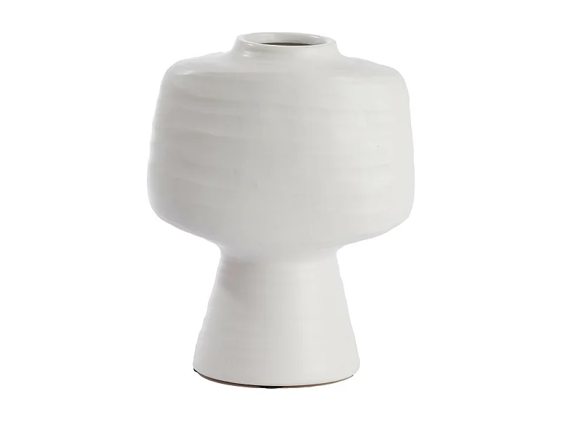 Vase GANDORO - 22,5x14,5x28,5cm - Blanc