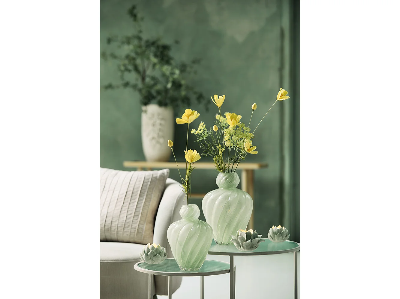 Vase ALARBA - Ø21x30cm - Vert