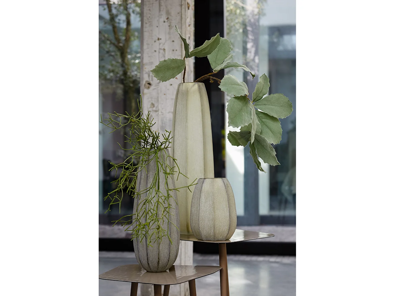 Vase BRADLEY - Ø17x60cm - Vert