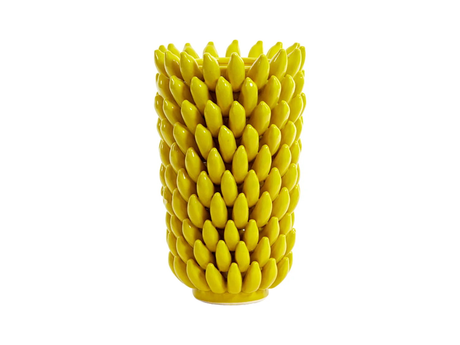 Vase ZITA - Ø25x45cm - Jaune