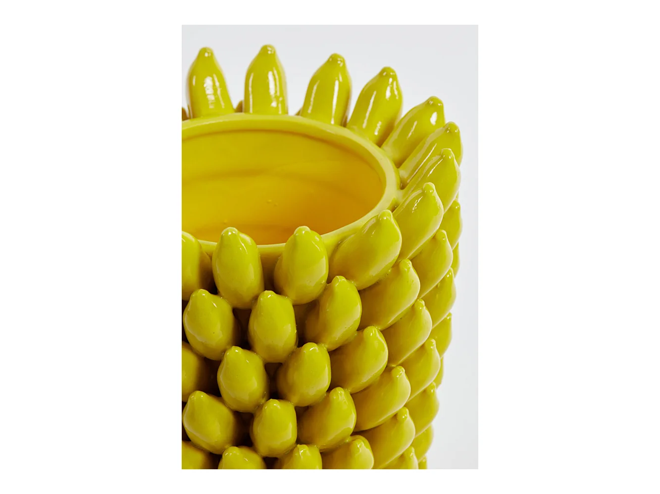 Vase ZITA - Ø25x45cm - Jaune