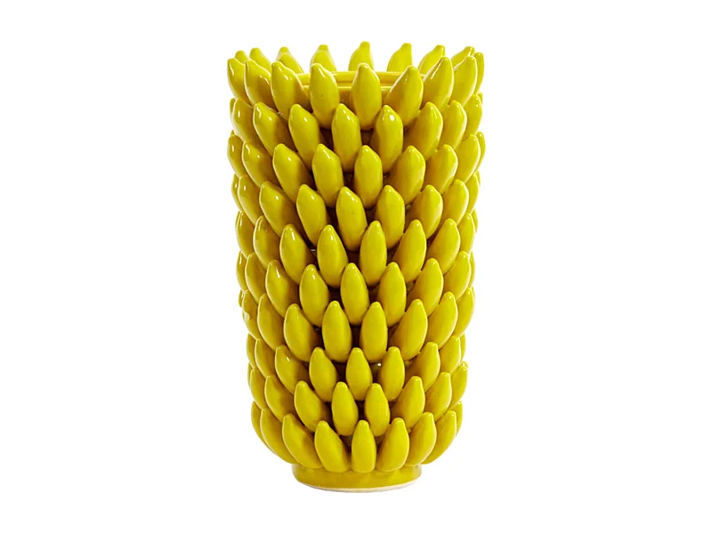 Vase ZITA - Ø25x45cm - Jaune