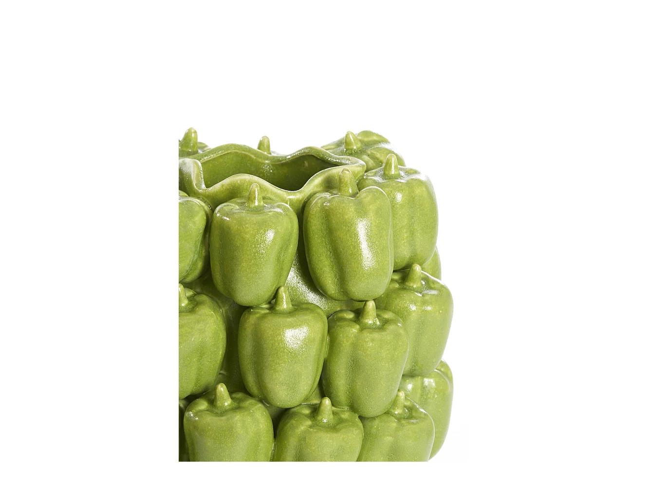Vase BELLPEPPER - 23,5x23x32,5cm - Vert