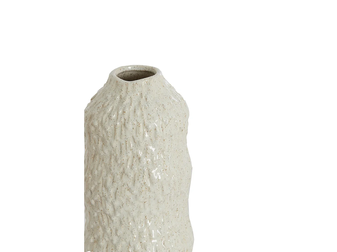 Vase ASOLA - Ø15x28cm - Blanc