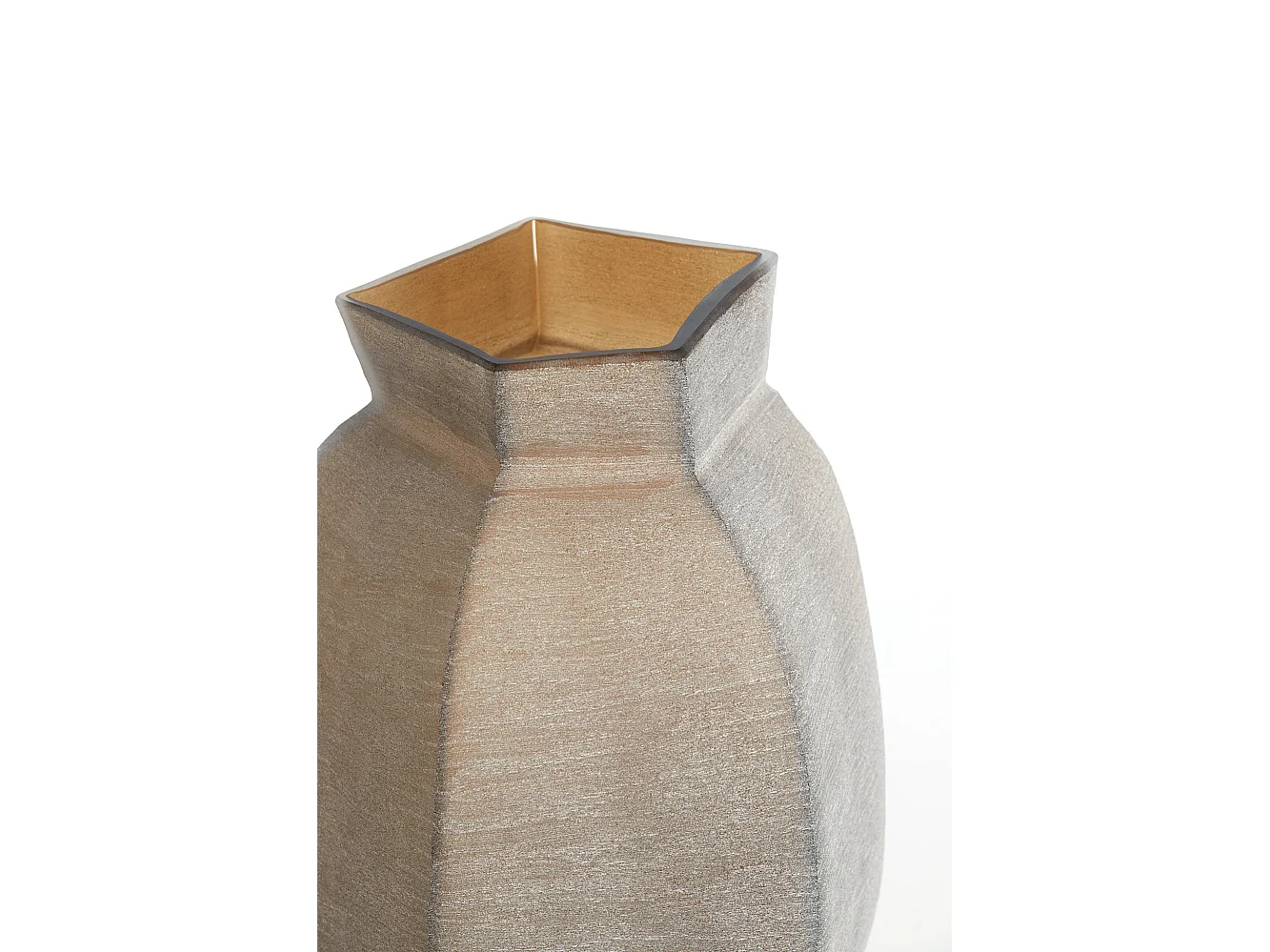 Vase VELIKO - 26,5x25,5x27cm - Marron