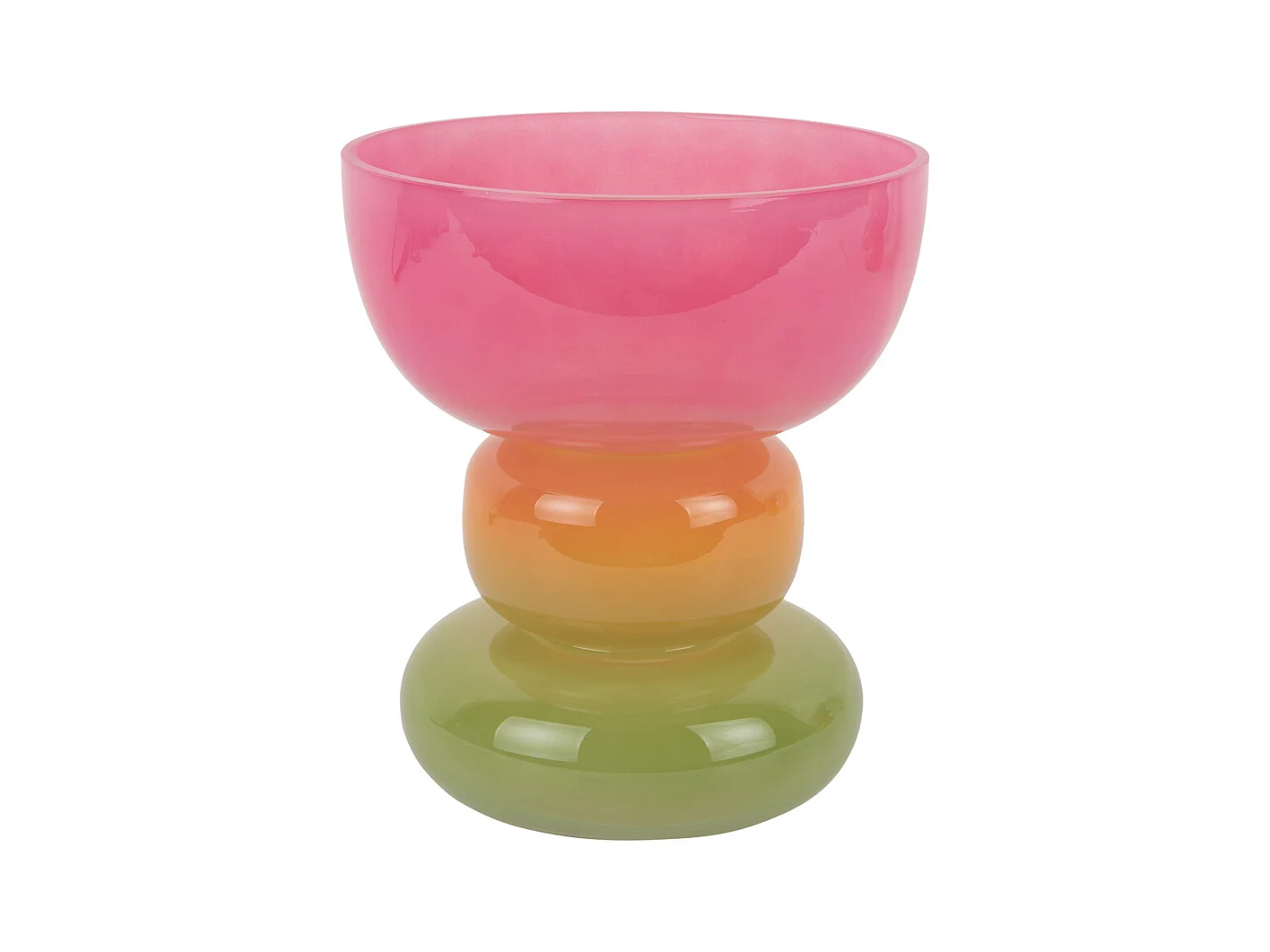 Vase Funky Vibes Breit - Mehrfarbig