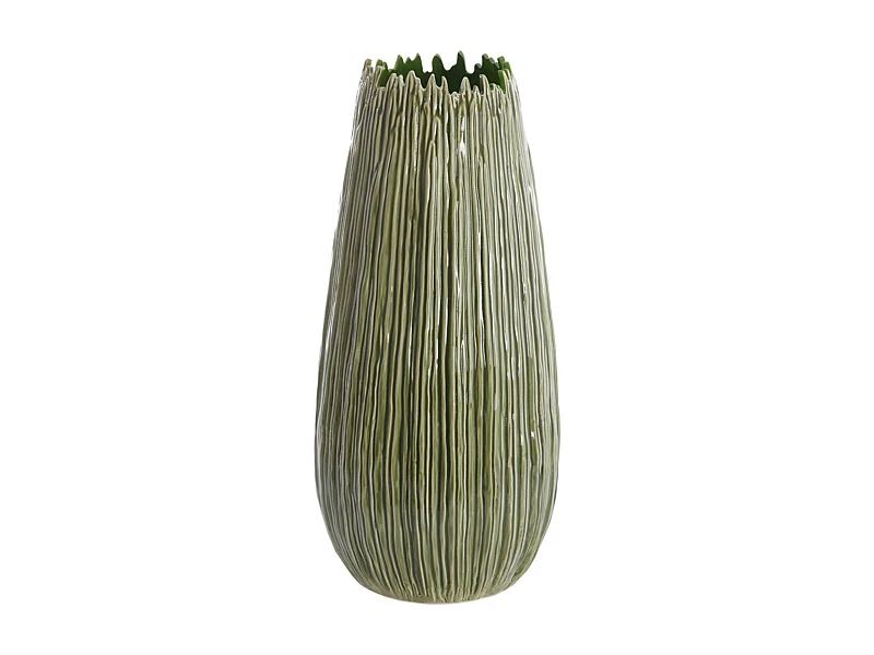 Jarrón KOPRA - Ø30,5x65cm - Verde