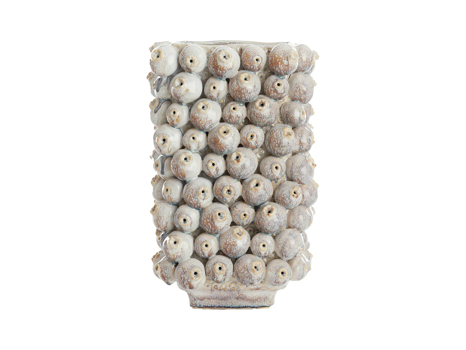 Vase NITALI - 24,5x18,5x37,5cm - Marron