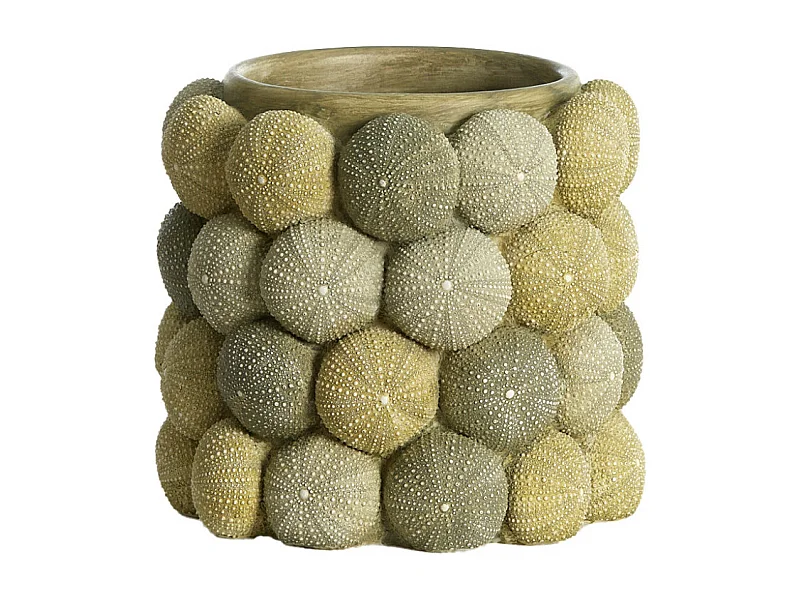 Vase SEEIGEL - Ø20,5x18cm - Grün